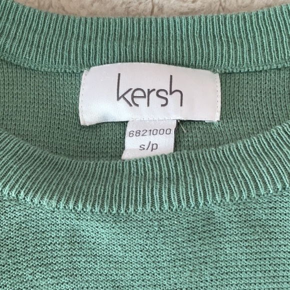SM130 Kersh Green Puff Sleeve Relaxed Tee - Picture 5 of 5